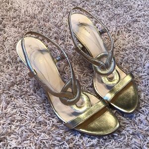 Kate Spade New York Gold Heels - 8.5